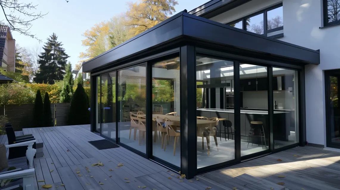 Jadalnia w ogrodzie zimowym premium – czym naprawdę jest Home Extension?