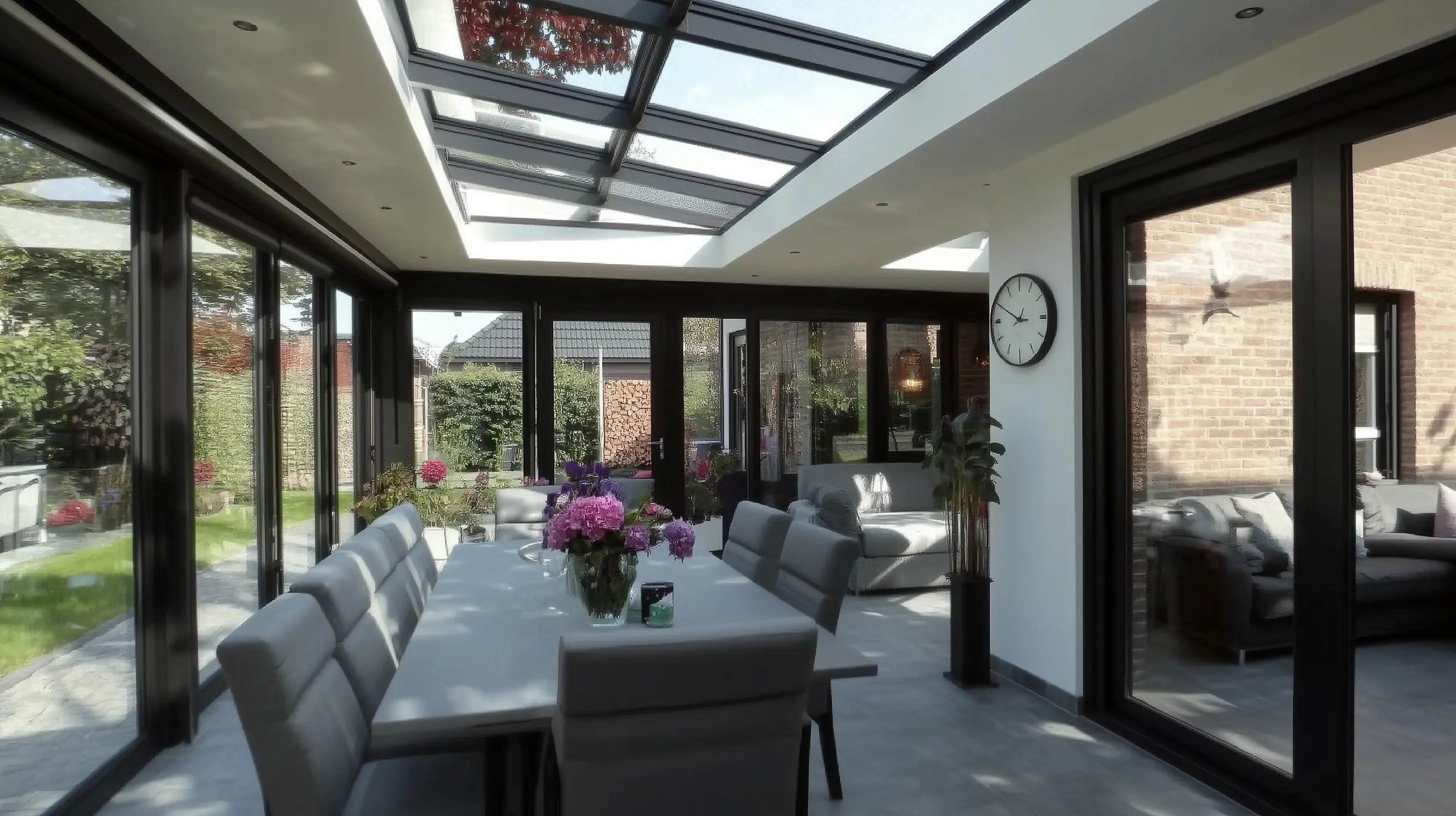 Residence Home Extension - ściana boczna i konstrukcja