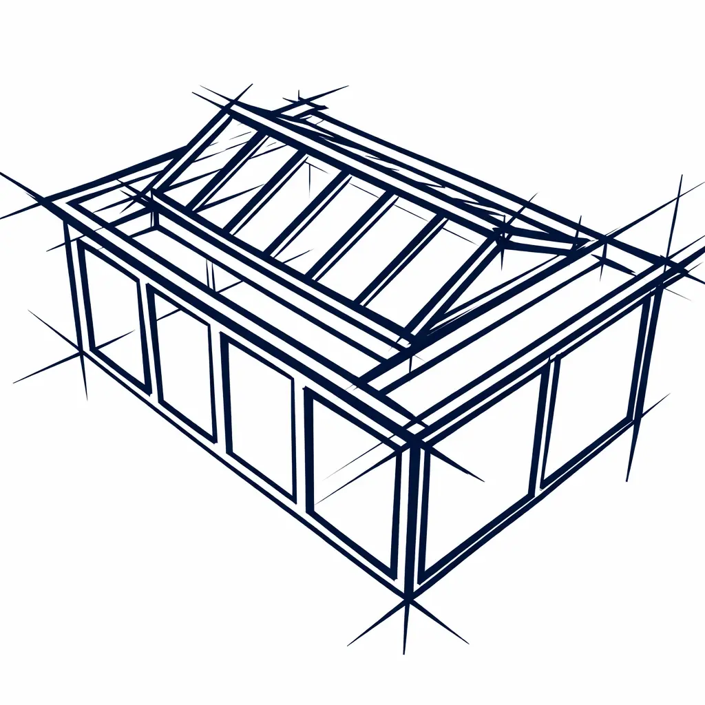 Residence Home Extension - szkic techniczny