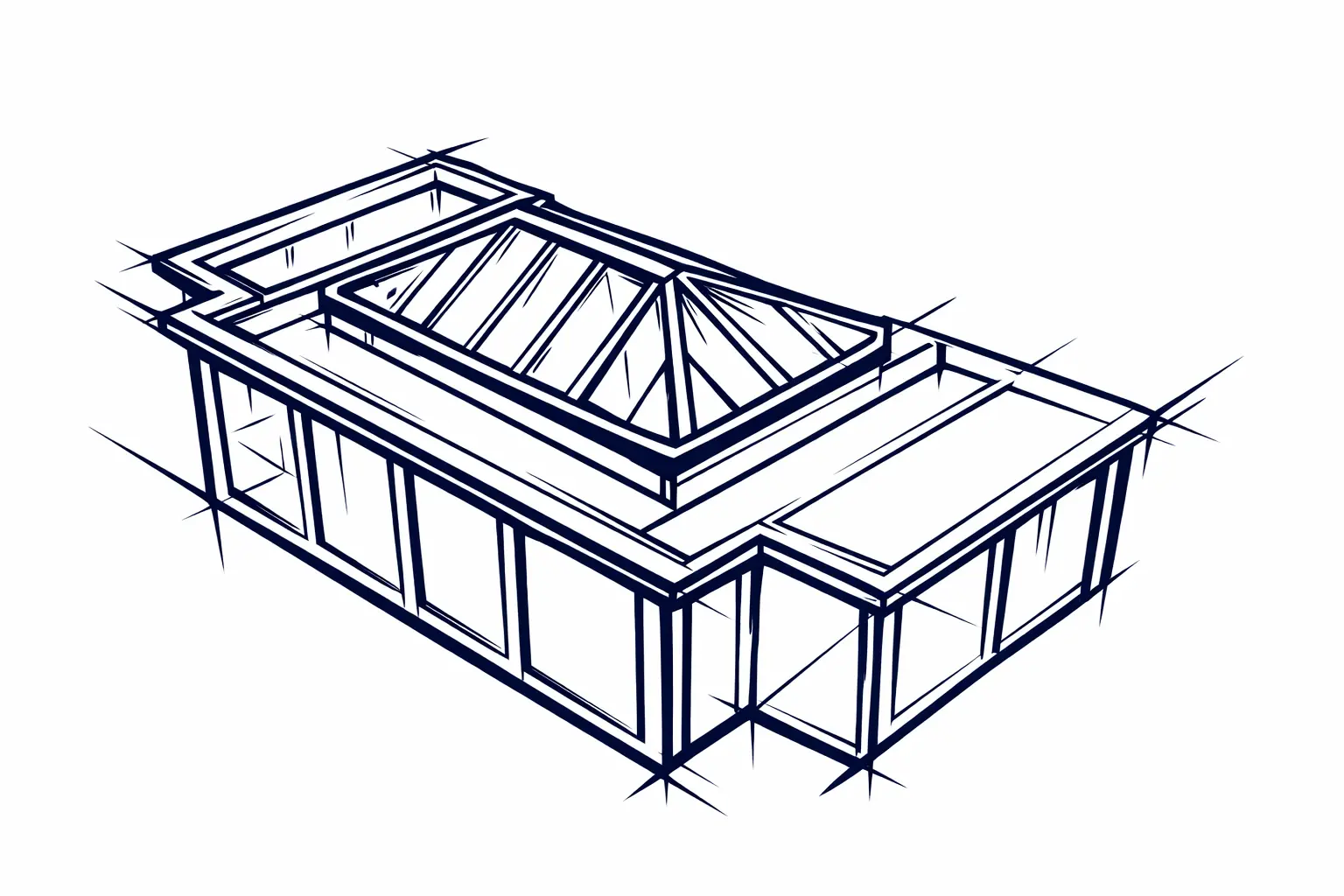 Residence Home Extension - szkic techniczny Metropolitan