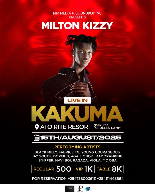 Milton Kizzy Live in Kakuma  Ticket