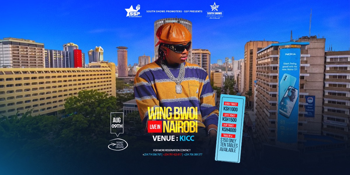 Wing Bwoi Live In Nairobi Ticket