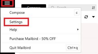 mailbird proxy settings