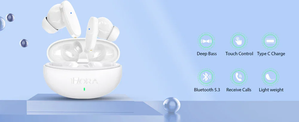 Auriculares inalámbricos AUT205 con luces LED - vista 3