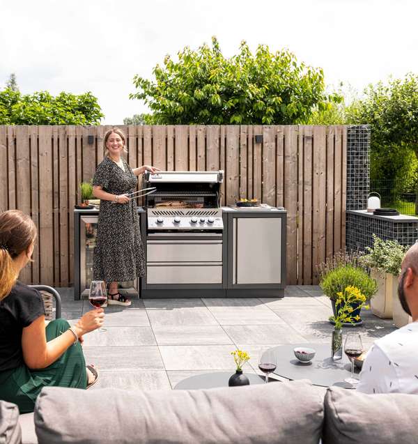 Chadwicks technician servicing a Weber grill