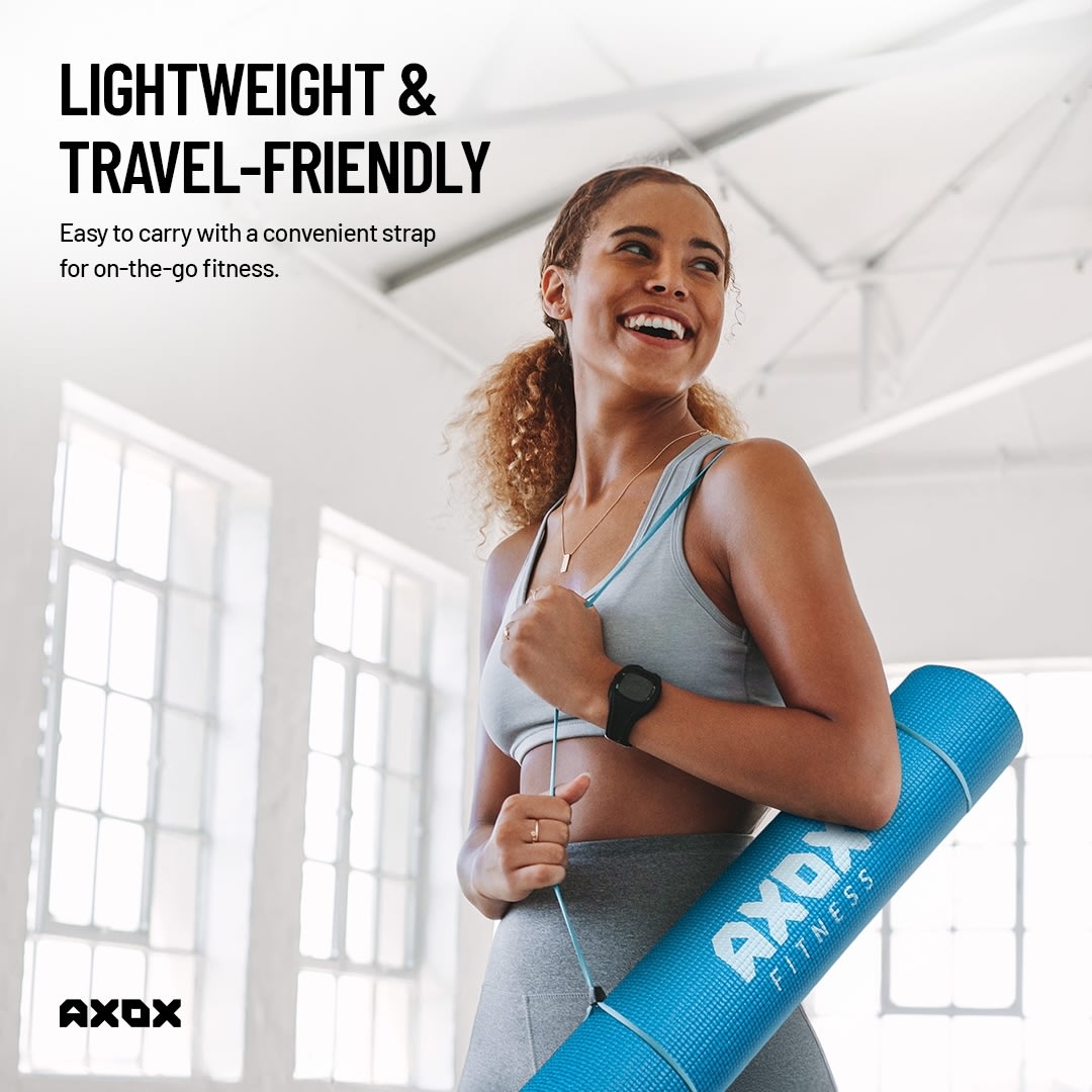 Axox Fitness Yoga/Exercise Mat | 5mm | Blue - Axox Fitness
