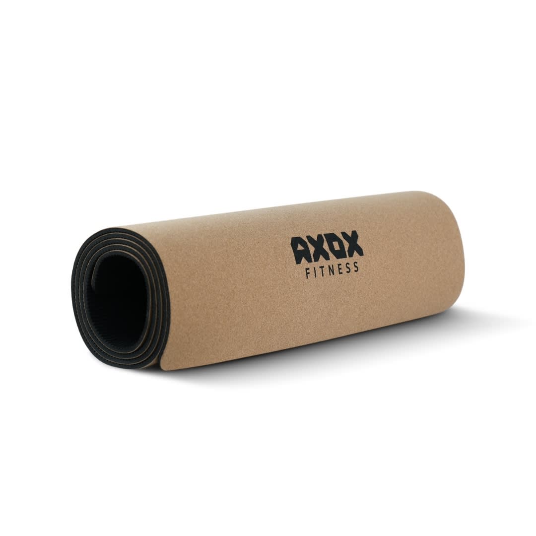 Axox Fitness Cork + TPE Yoga Mat - Axox Fitness