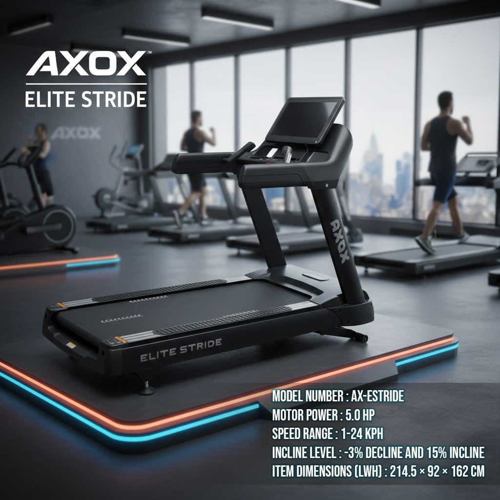 Elite Stride Commercial Treadmill - Image 5