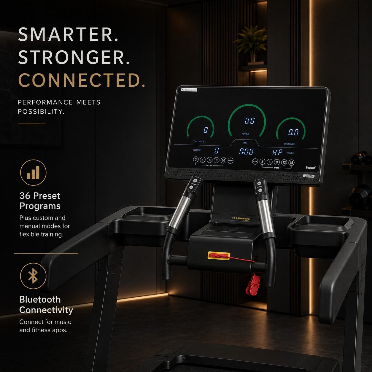 Axox Fitness Foldable Track 5 Treadmill with 3HP AC Motor - Image 5
