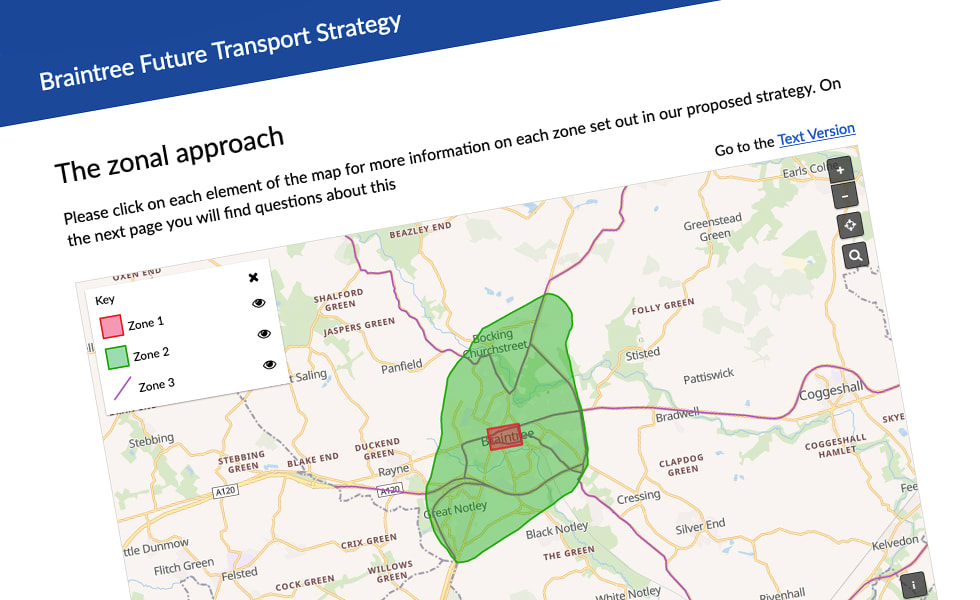 'screenshot of 'Essex County Council