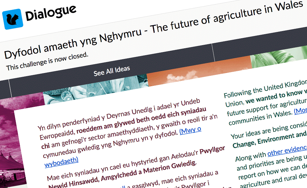 'screenshot of 'National Assembly for Wales