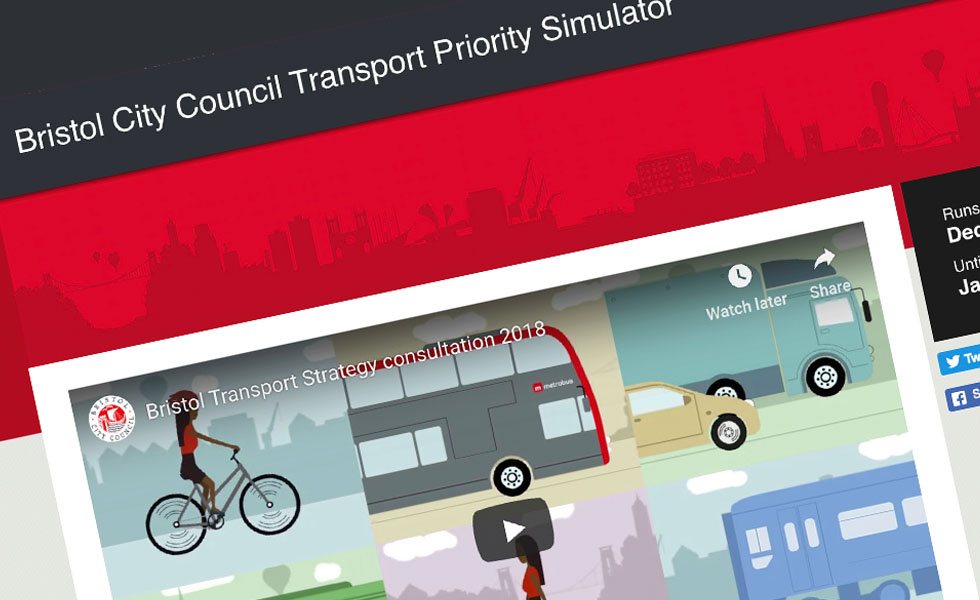 'screenshot of 'Bristol City Council, UK