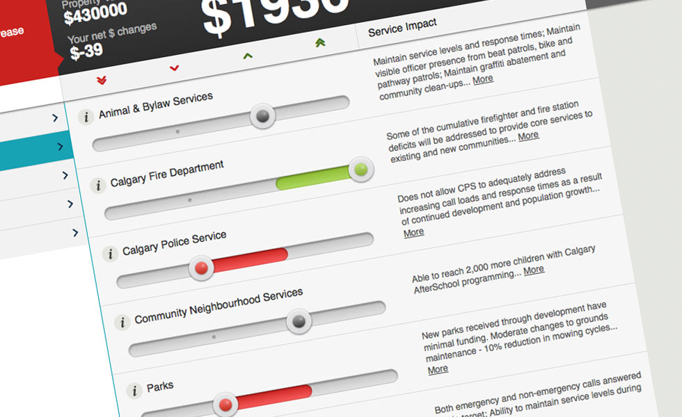'screenshot of 'The City of Calgary, CA