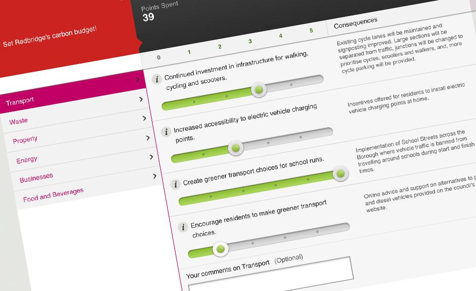 'screenshot of 'London Borough of Redbridge Council, UK