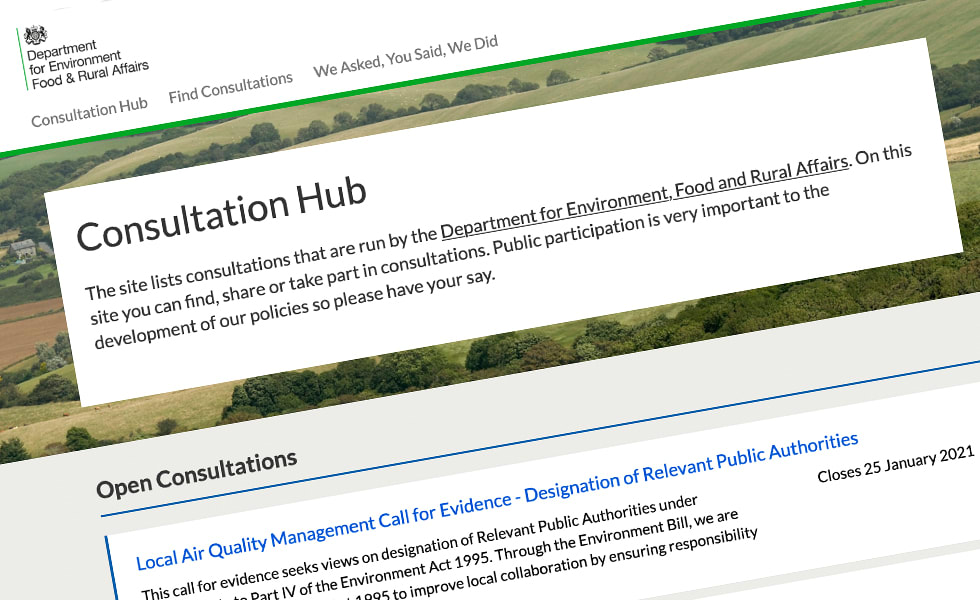 'screenshot of 'Department for Environment, Food & Rural Affairs (Defra), UK