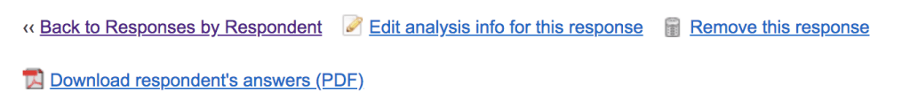 Image showing 'edit analysis info' option