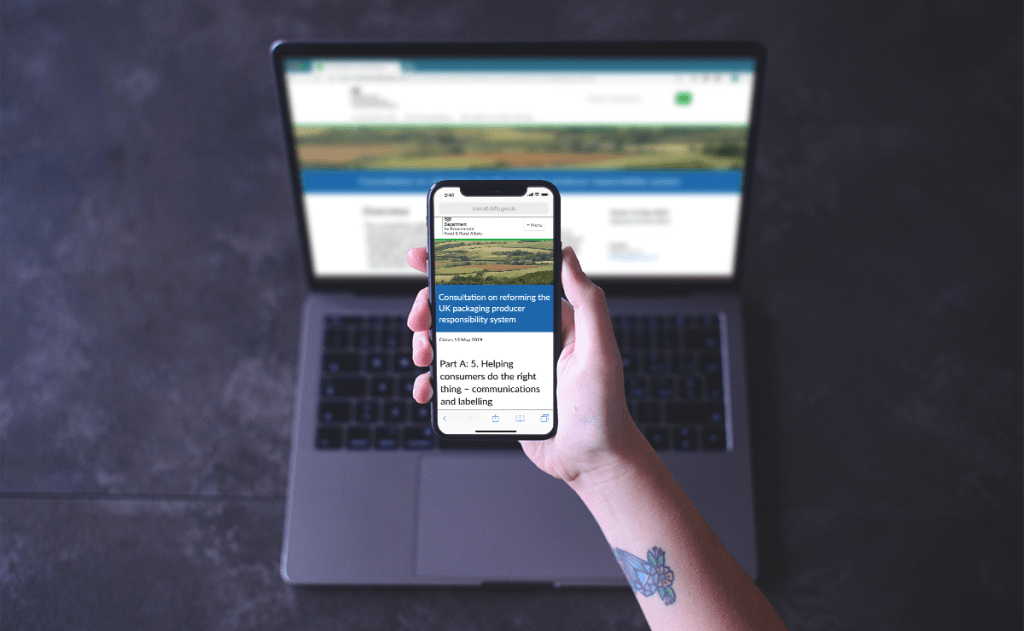 Defra using citizen space on various devices
