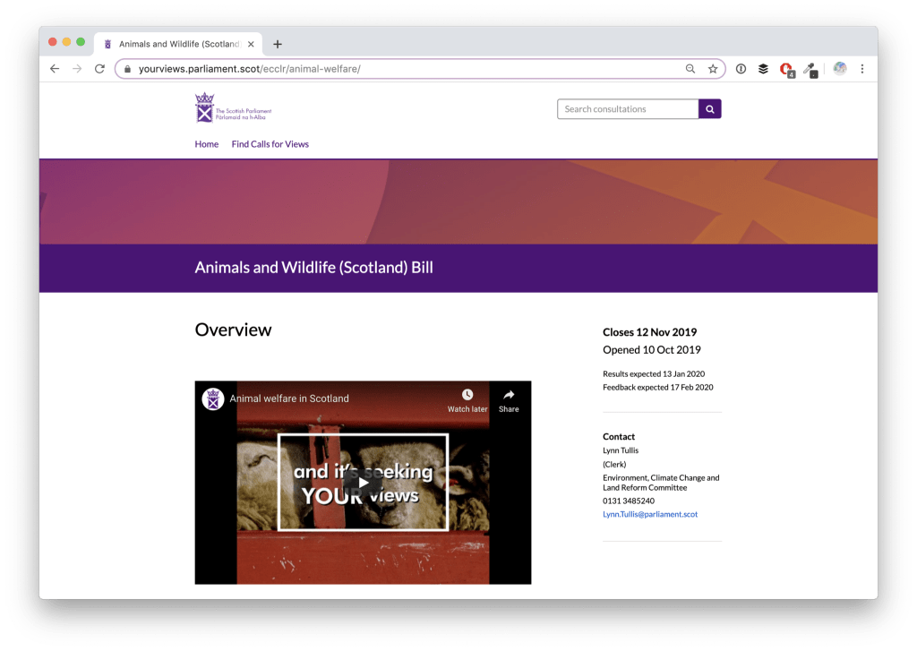 scottish parliament call for evidence, online consultation platform, digital engagement