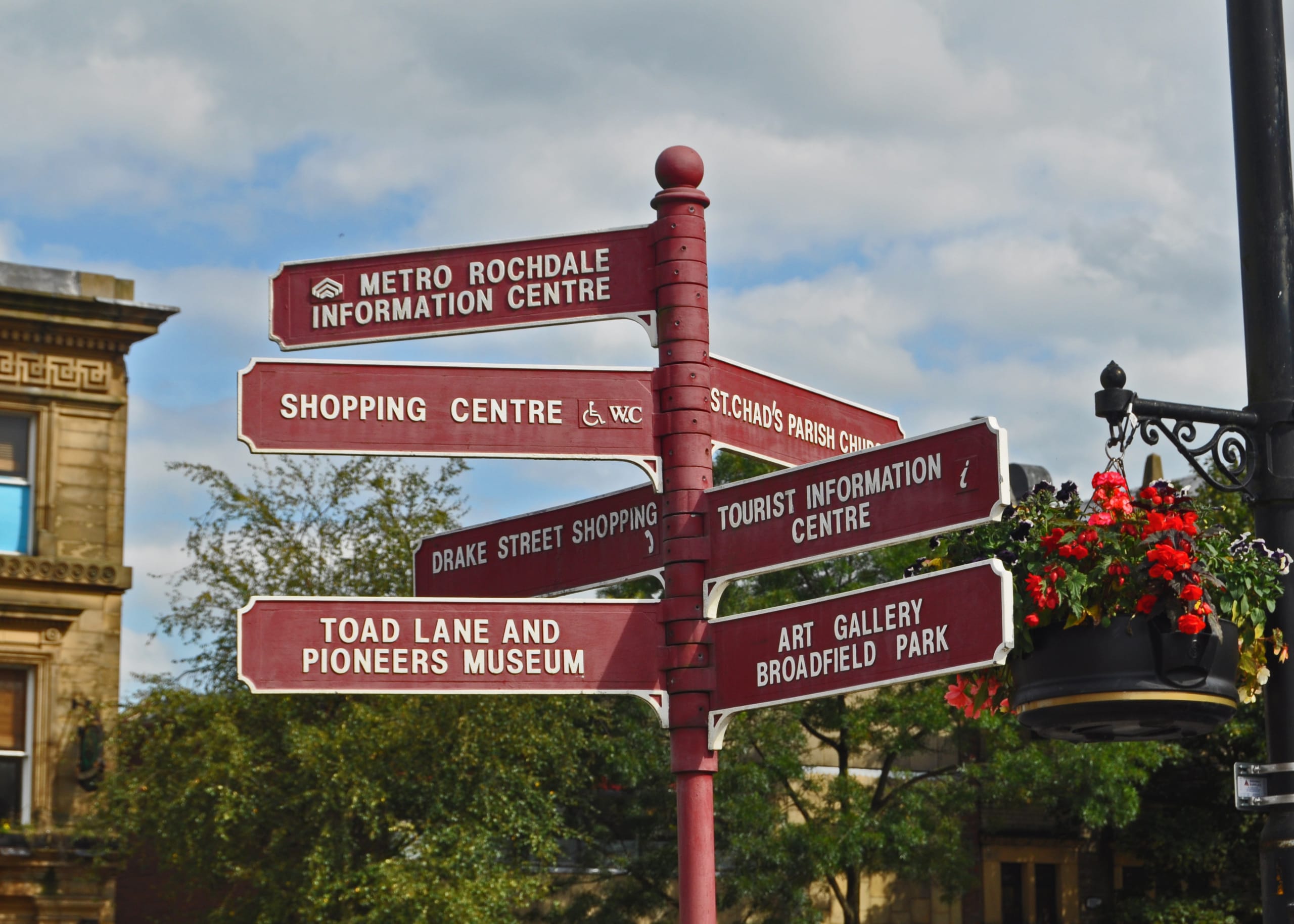 a rochdale multi-way sign