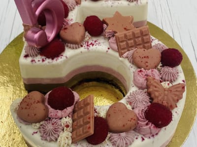 Cifra cinci (5) — Torturi raw vegan (Cifre) — fără gluten, fără lactoză, fără zahăr rafinat — Delicii Sănătoase Cluj