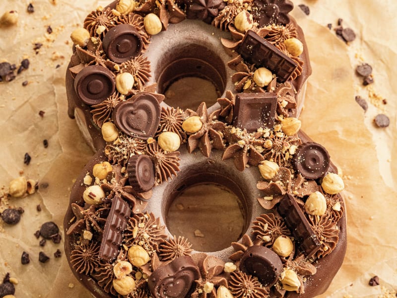 Number eight (8) — Raw vegan cakes (Numbers) — gluten-free, dairy-free, no refined sugar — Delicii Sănătoase Cluj