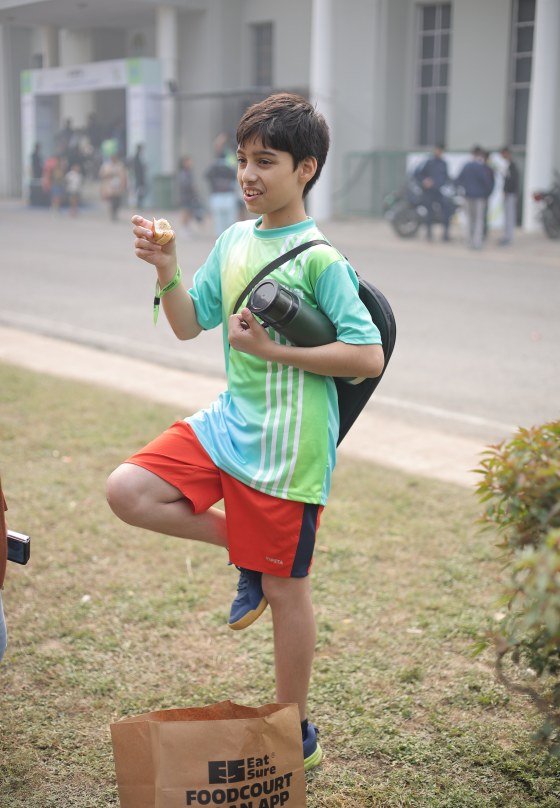 Young athlete at an Athrise championship