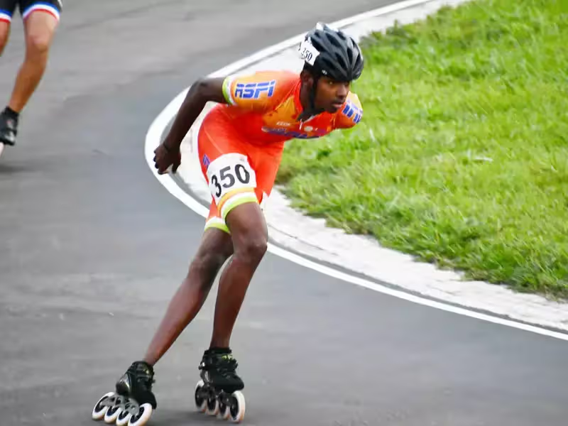 Anandkumar Velkumar speed skating