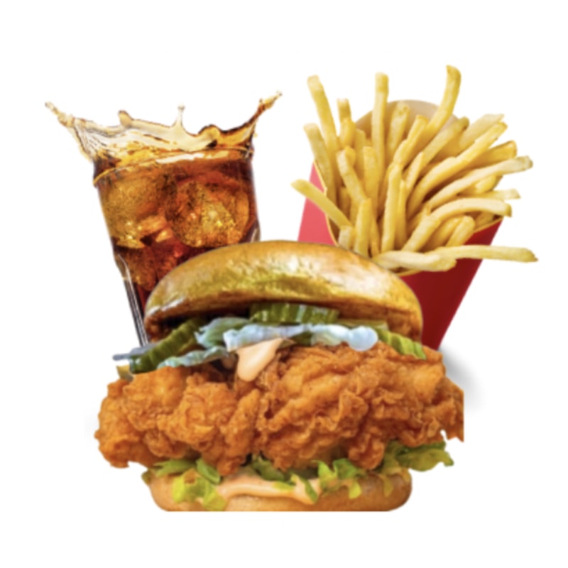 Menú Chicken burger