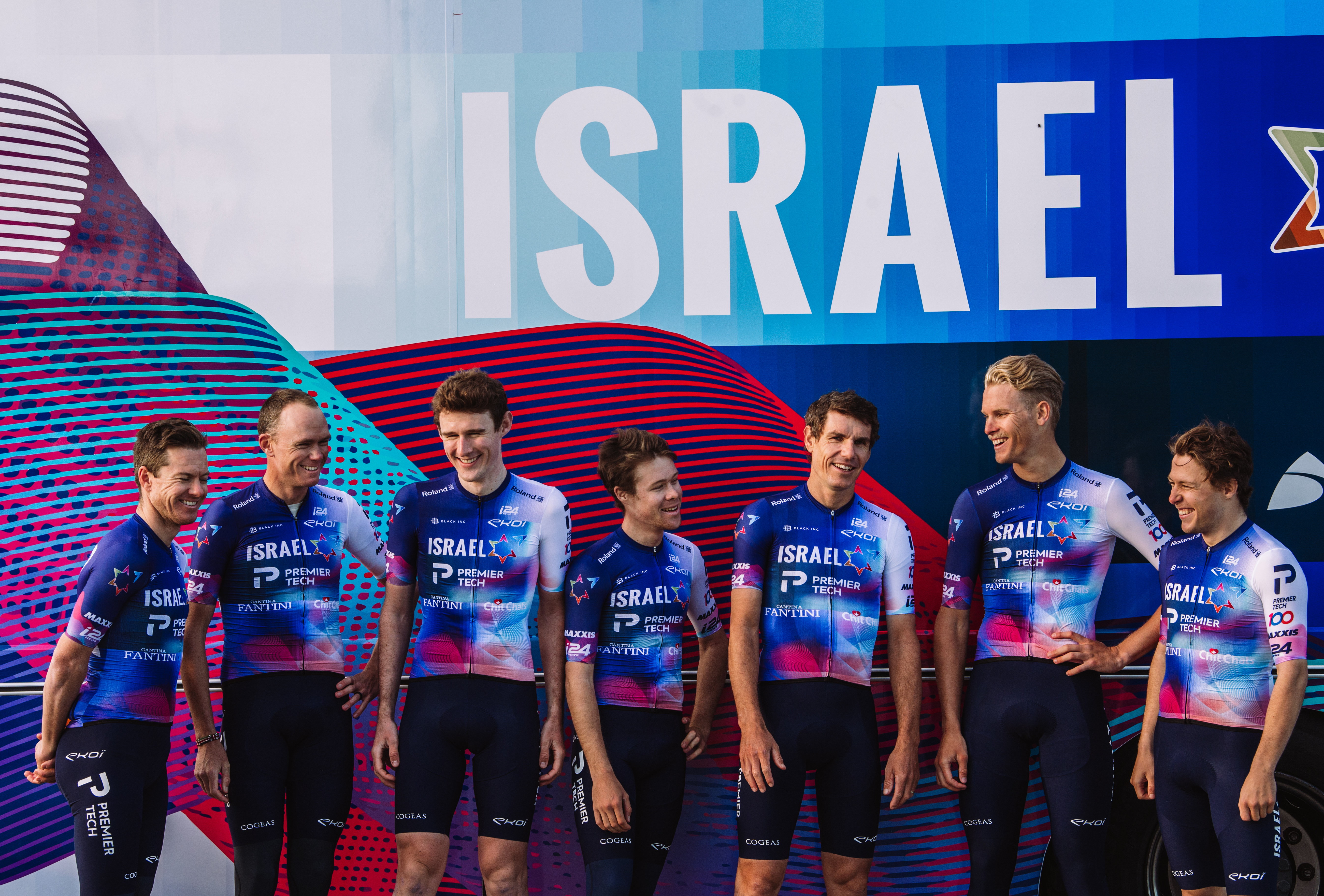 Israel-Premier Tech: Jersey for 2023 presented - colourful jersey