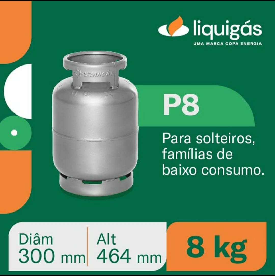 Gás Liquigás - P-8 (8kg)