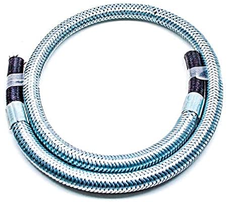 MANGUEIRA FLEXIVEL NITRILICA TRANÇADA DE AÇO BM X BM 1,20MT