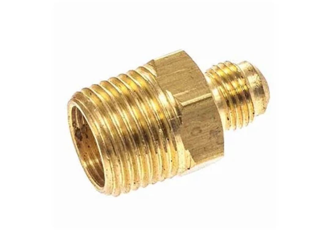 Niple Redução para Gás 1/2 NPTM x 3/8 SAE 