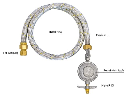 Kit  para instalação de Gás 