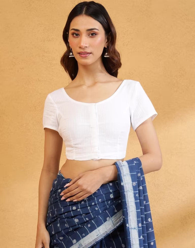 Blouse - White (Cotton)