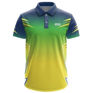 Polo Collar T-Shirt - Yellow (Jersey)