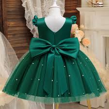 Princess Frock - Green (Cotton)