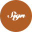 Sign icon