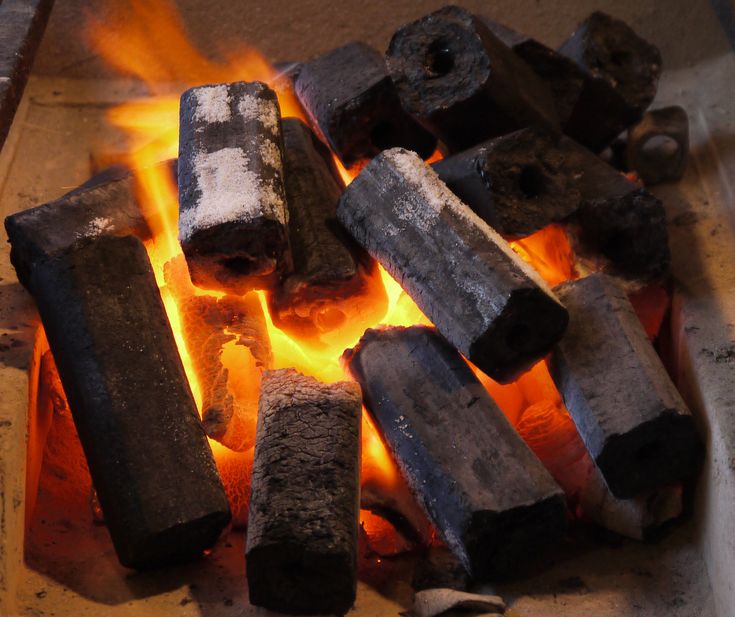 Charcoal Briquette Burning Test
