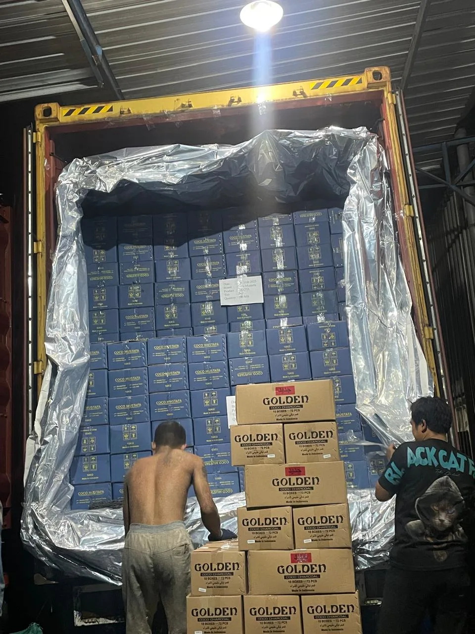 Container Loading Charcoal Indonesia