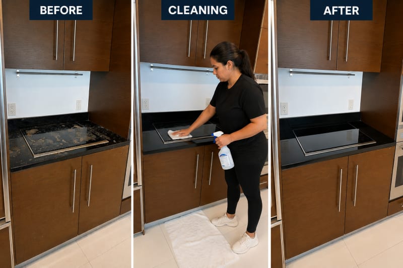 Luxury apartment unit cleaning in Miami by Miami Tidy Clean
