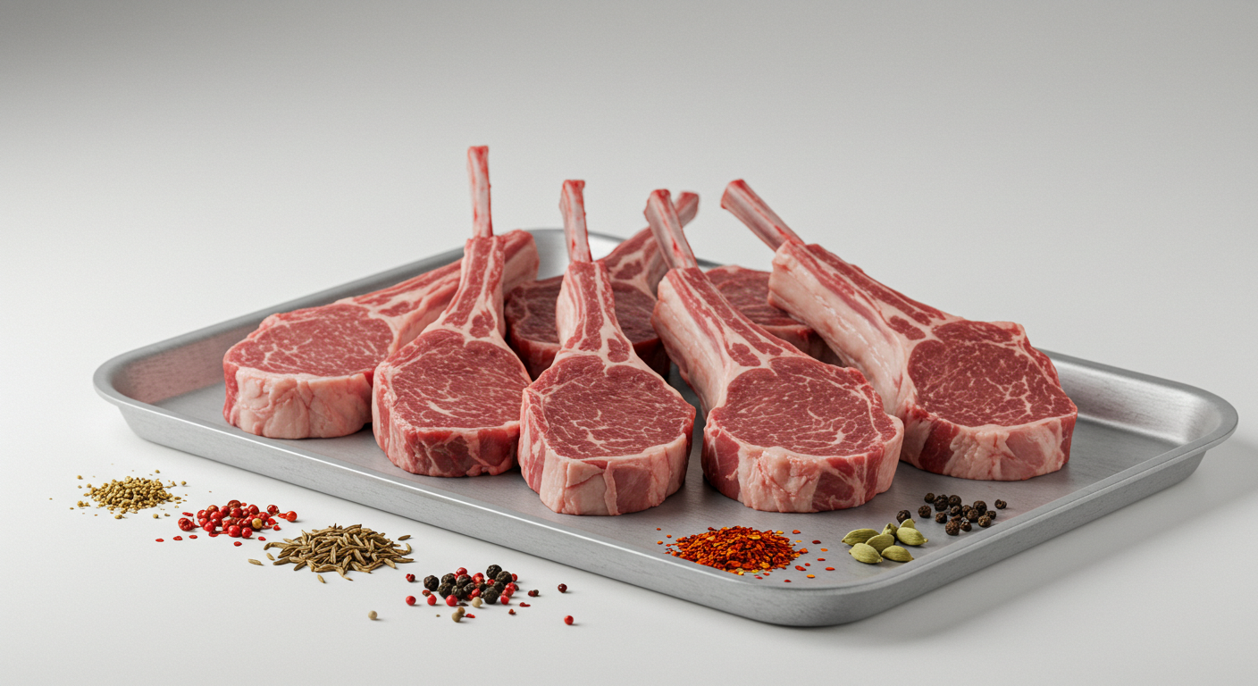 Raw Lamb Chops