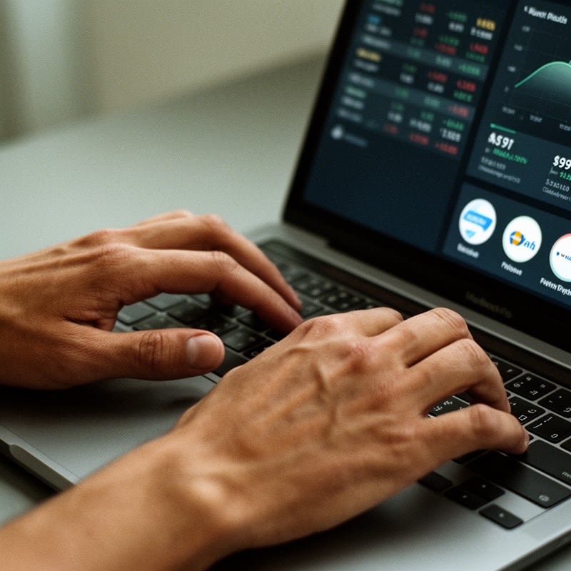 Ilustración conceptual: fintech