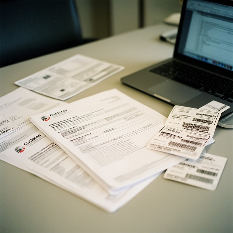 Ilustración conceptual: logística