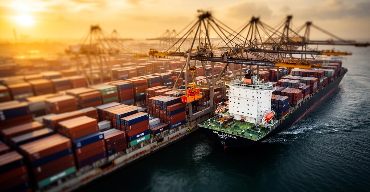 Imagen destacada sobre Panamá consolida su liderazgo portuario con cifra récord de movimiento de contenedores