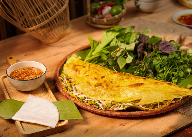 Bánh Xèo Miền Tây Chảo Lớn