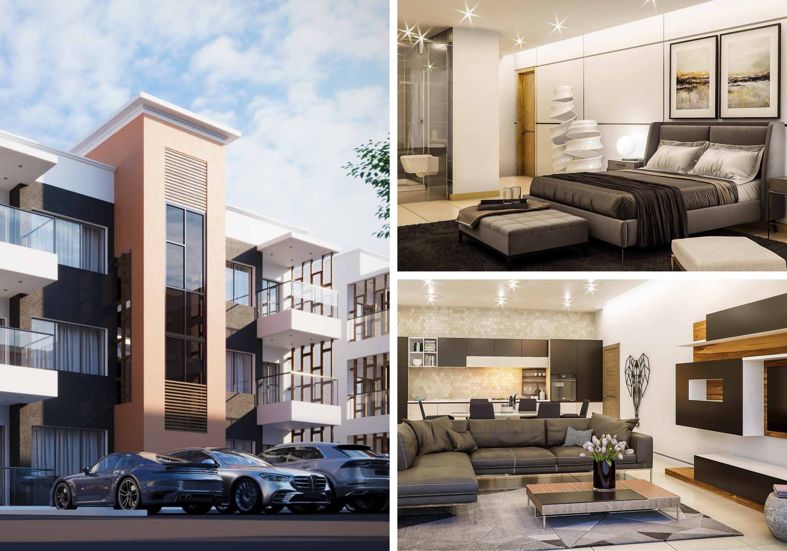 Illustration of Off Grid Luxury Penthouse Apartment Public Address Systems