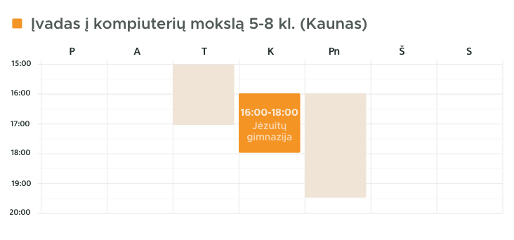 Vu programu sistemos tvarkarastis