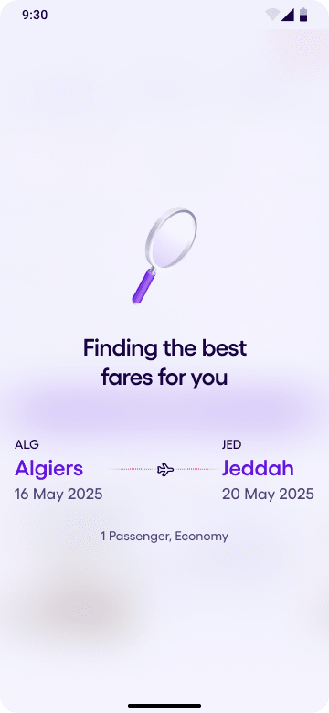 Yassir Travel, screen 6 of 34