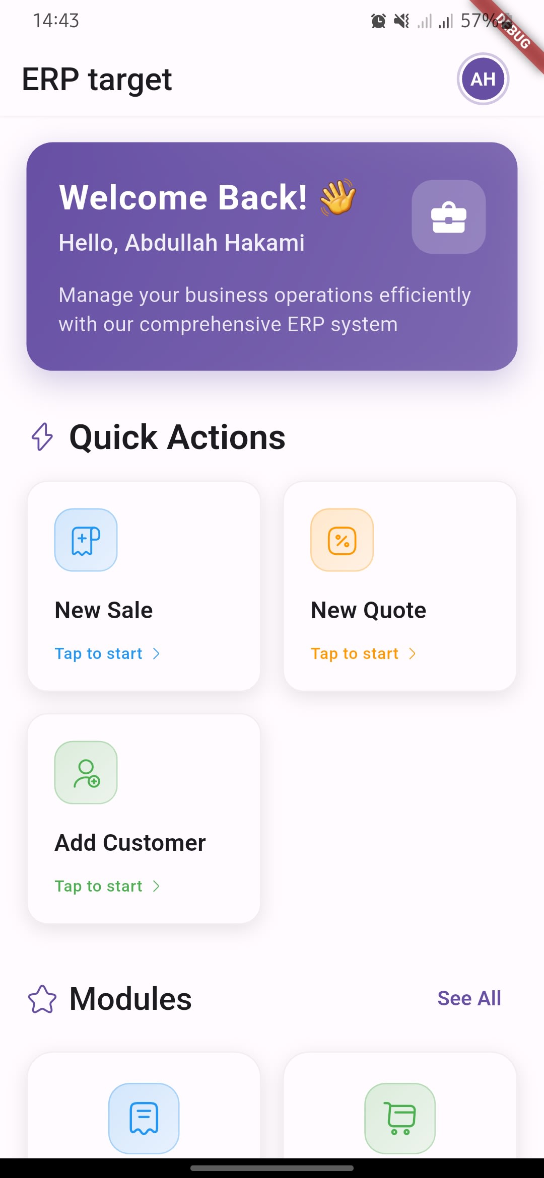 Target Operations app interface