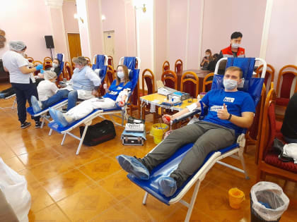 Жуковские единороссы и с молодогвардейцы приняли участие в акции «День донора»